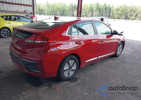 2022 Hyundai Ioniq Hybrid Se из США, поврежденный, VIN KMHC75LCXNU279657